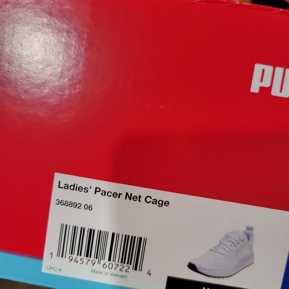New Puma Ladies' Pacer Net Cage Sneaker - Picture 6 of 7